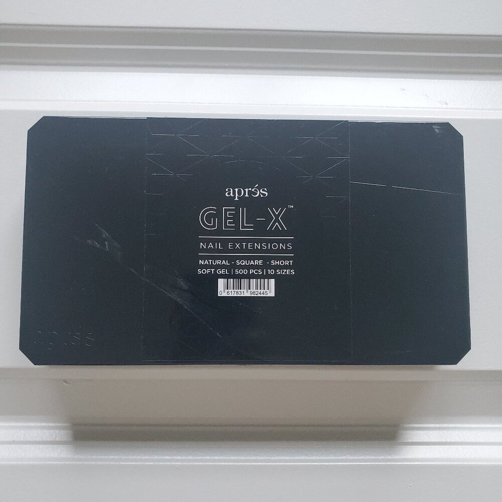 apres Natural Square Short Gel-X Nail Extensions